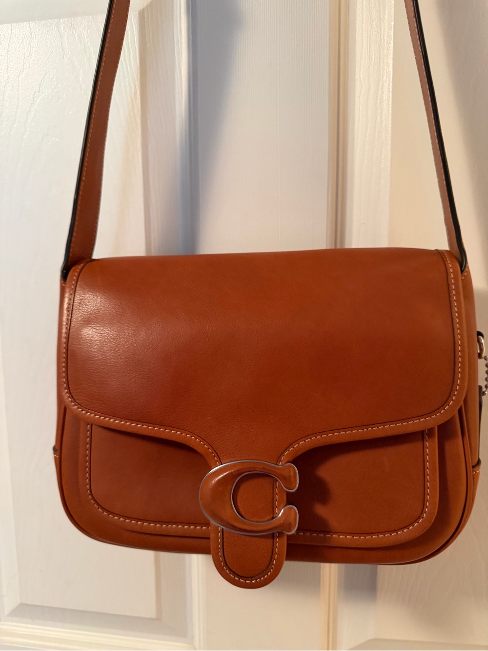 Coach TABBY MESSENGER Crossbody Bag Burnished Amber CK022